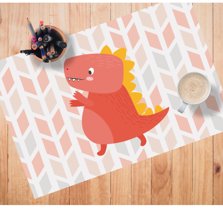 Tovaglietta americana infantile personaggio dinosauro carino - TenStickers