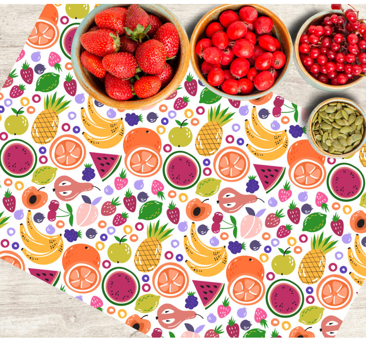 Tovaglietta americana infantile stampa frutta - TenStickers