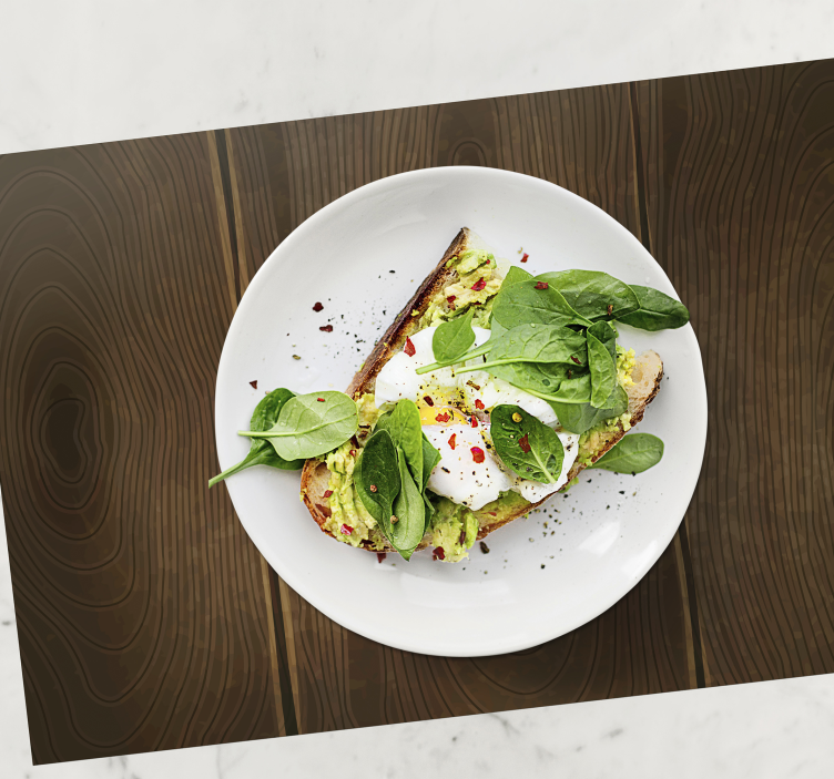 Tovaglietta americana motivo legno naturale - TenStickers