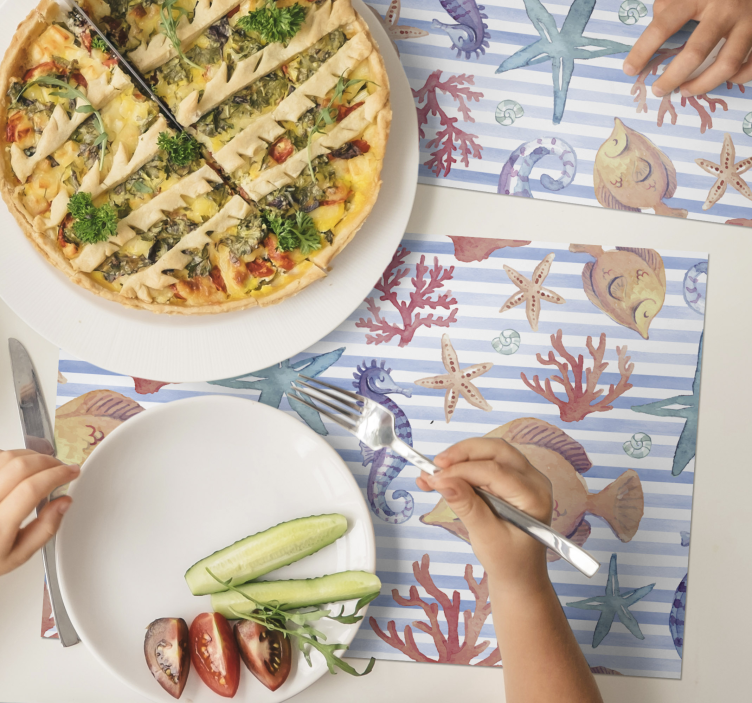 Tovaglietta americana originale allestimento marino - TenStickers