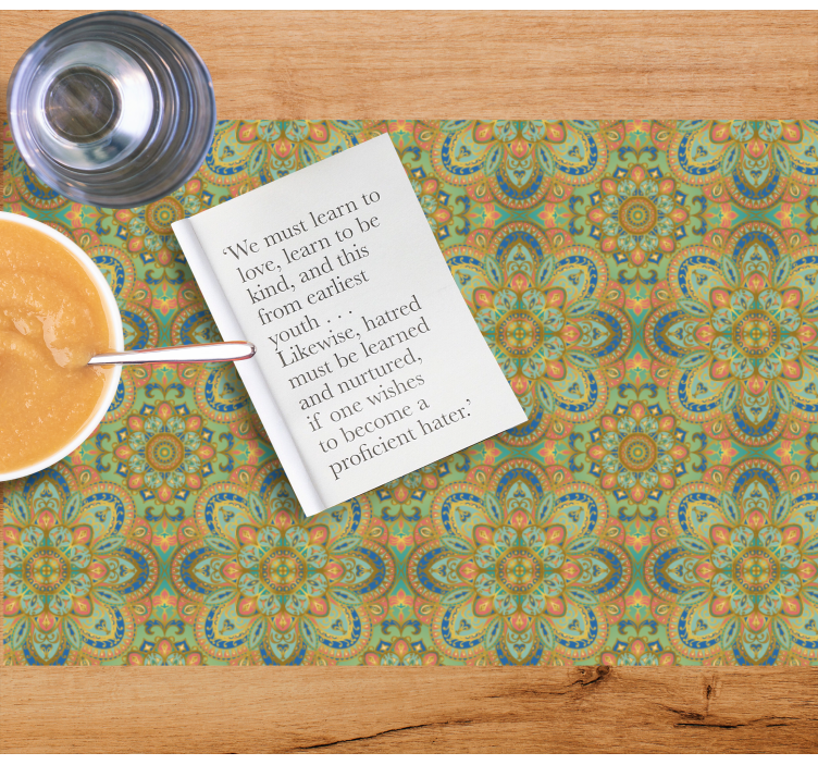 Tovaglietta americana originale con composizione floreale - TenStickers