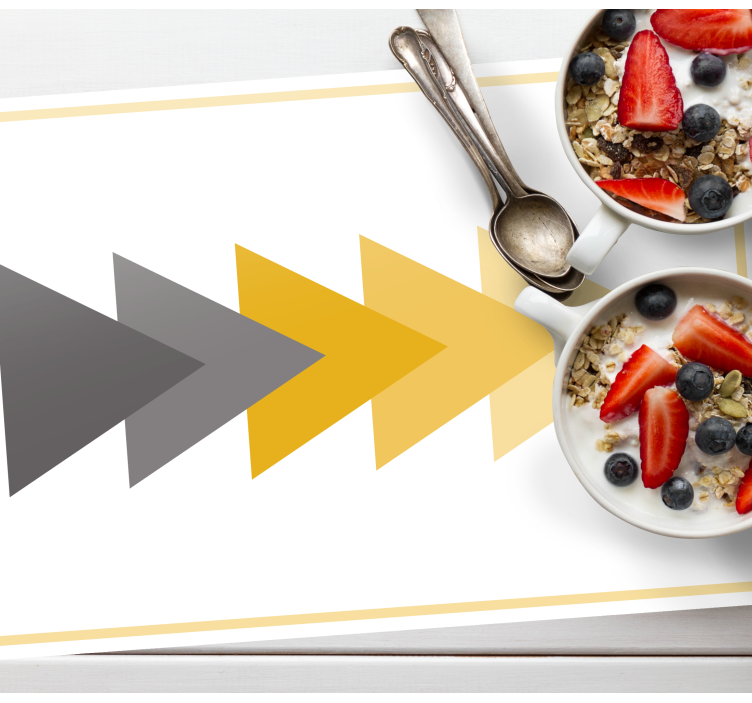 Tovaglietta americana originale con motivo freccia - TenStickers