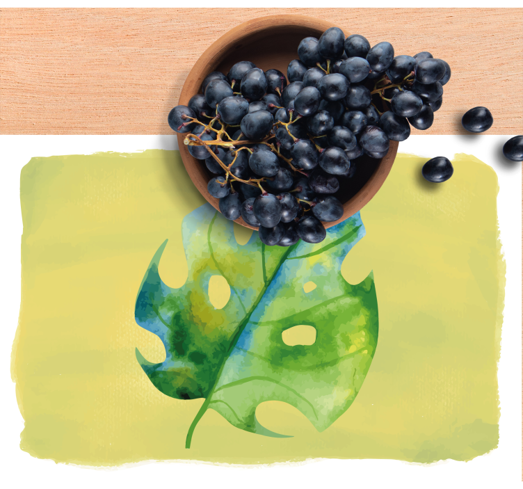 Tovaglietta americana originale design foglia di monstera - TenStickers