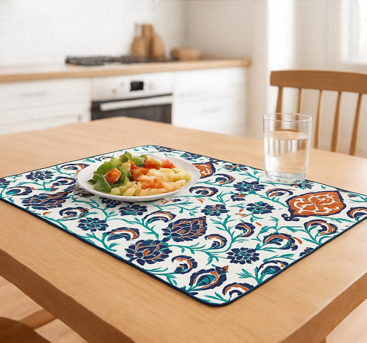 Tovaglietta americana originale mandala geometrico colorato - TenStickers