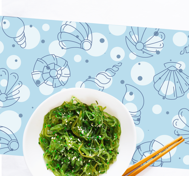 Tovaglietta americana originale motivi con conchiglie - TenStickers