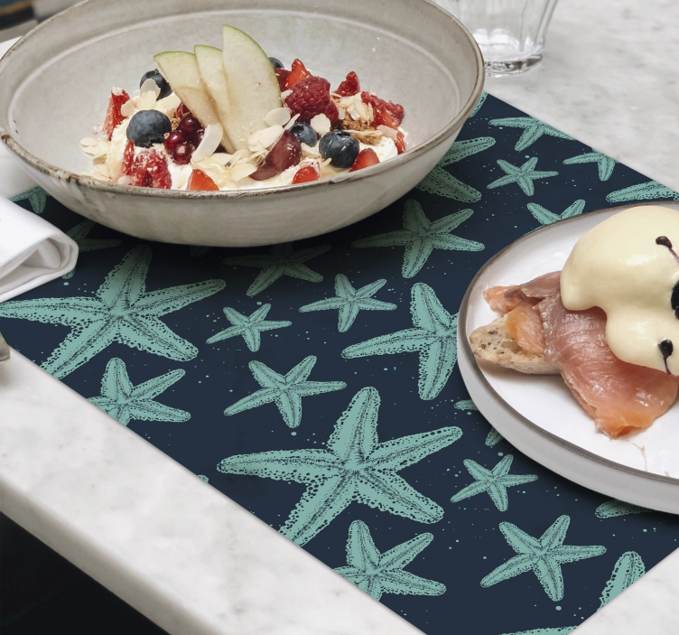 Tovaglietta americana originale motivo stelle marine - TenStickers