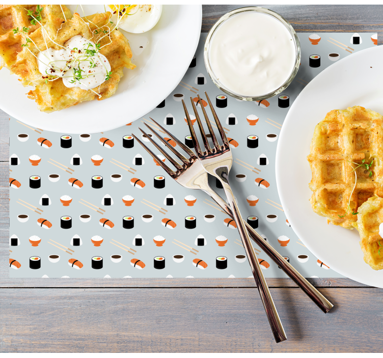 Tovaglietta americana originale motivo sushi - TenStickers