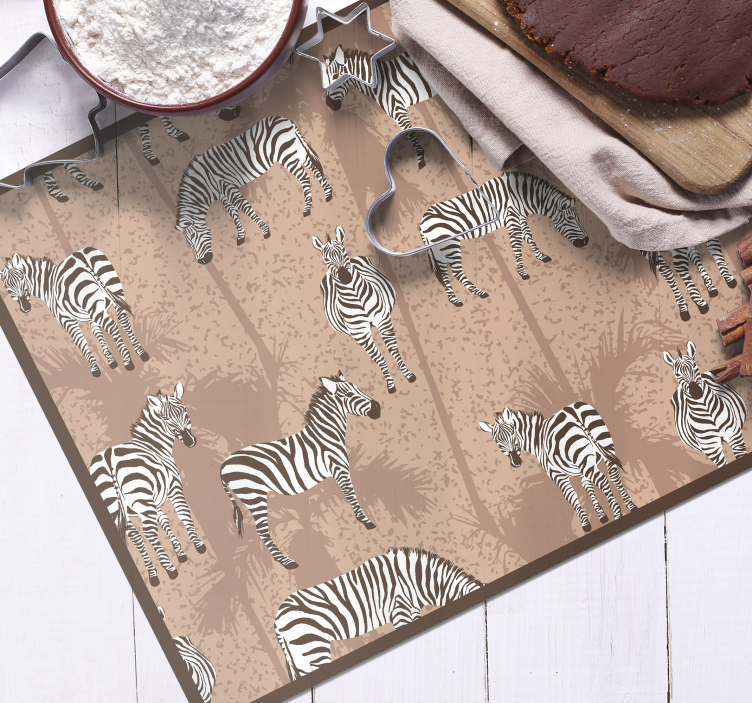 Tovaglietta americana originale stile zebra - TenStickers