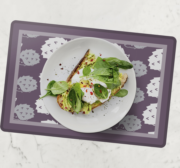 Tovaglietta americana originale superficie a ricciolo - TenStickers