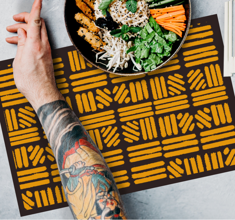 Tovaglietta americana superficie a motivo testurizzato - TenStickers