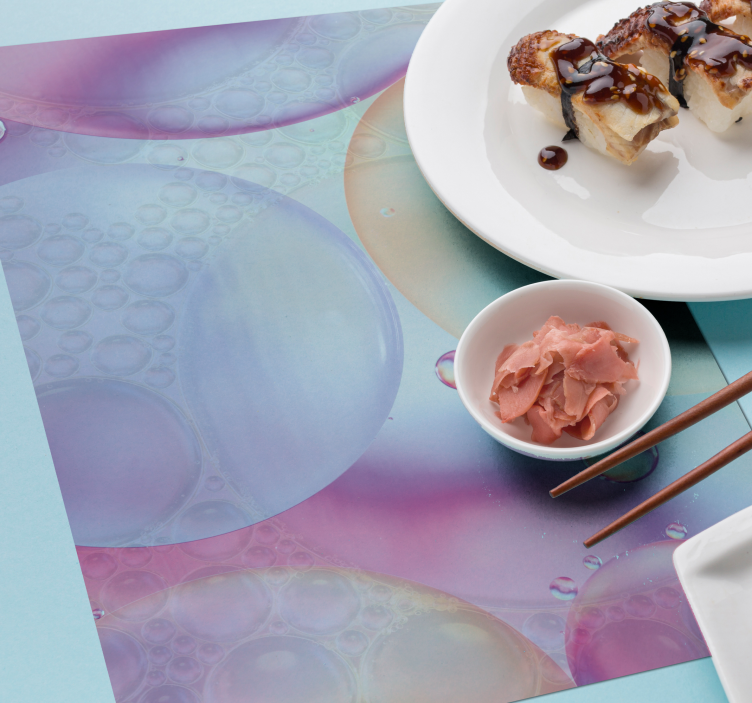 Tovaglietta americana superficie colorata e frizzante - TenStickers