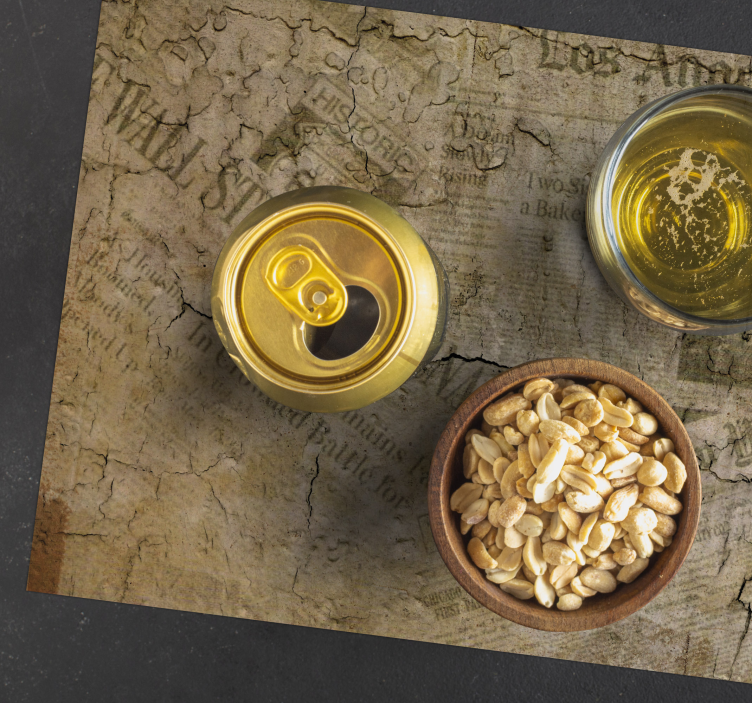 Tovaglietta americana superficie di carta screpolata - TenStickers