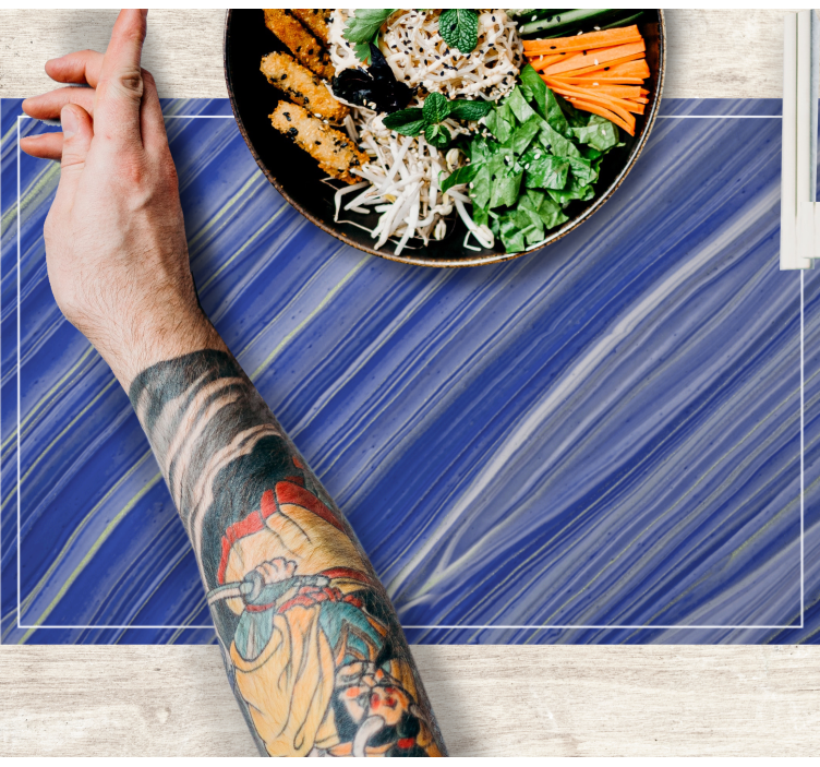 Tovaglietta americana superficie effetto marmo - TenStickers