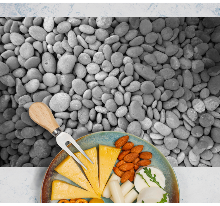 Tovaglietta americana superficie liscia a ciottoli - TenStickers