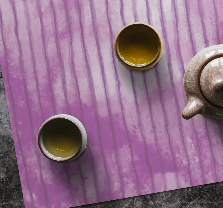 Tovaglietta americana superficie rigata elegante - TenStickers