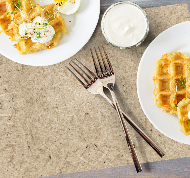 Tovaglietta americana superficie tessuta naturale - TenStickers