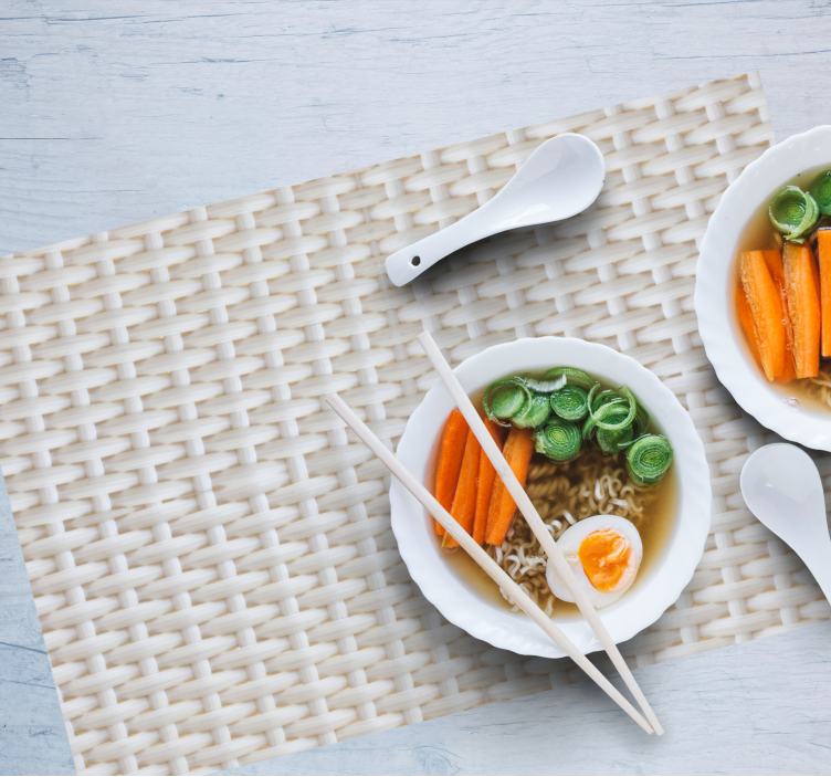 Tovaglietta americana superficie texture intrecciata - TenStickers