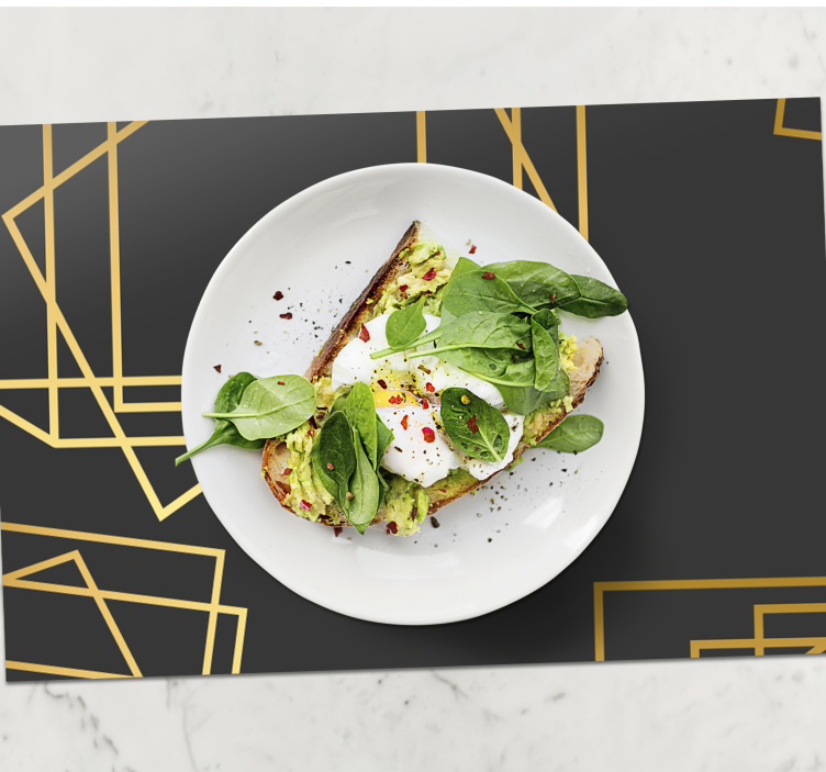 Tovaglietta americana elegante Forme geometriche - TenStickers