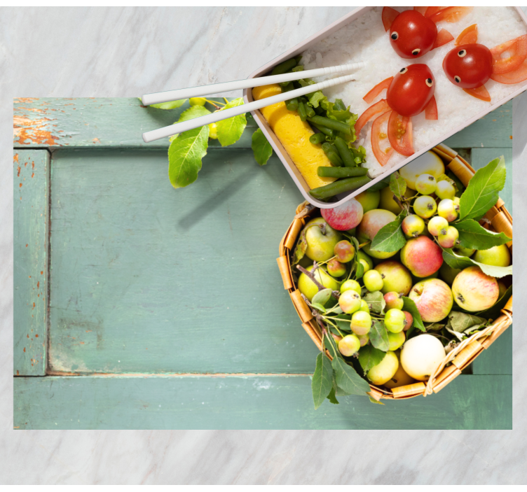 Tovaglietta colazione per casa composizione di frutta - TenStickers