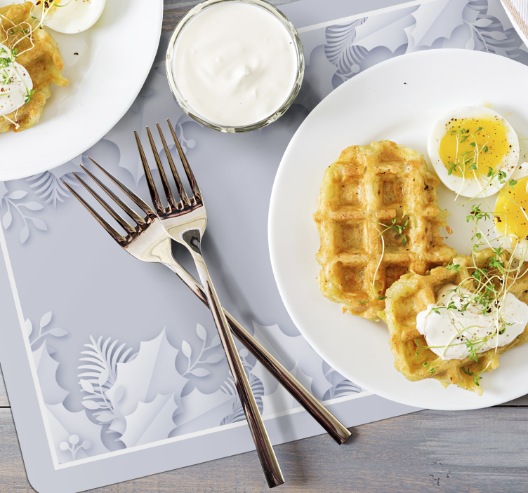 Tovaglietta personalizzata natale design elegante festivo - TenStickers