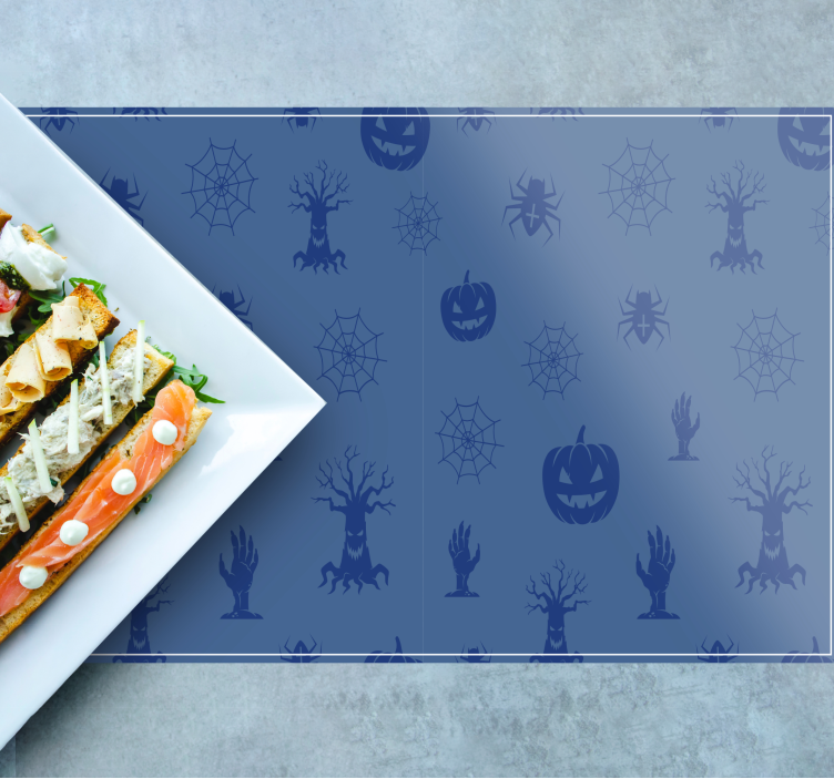 Tovagliette americana halloween decorazione spettrale - TenStickers