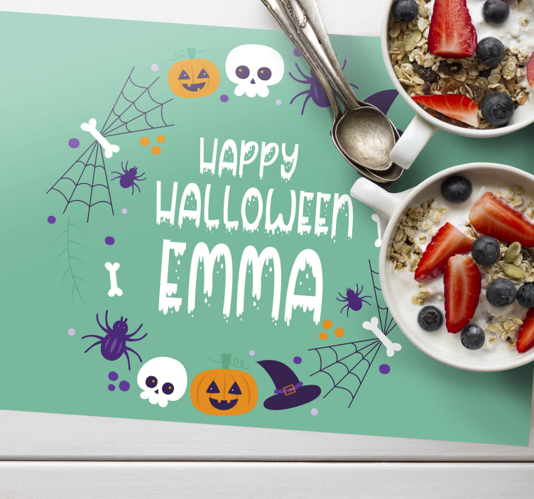 Tovagliette americana halloween design a tema halloween - TenStickers