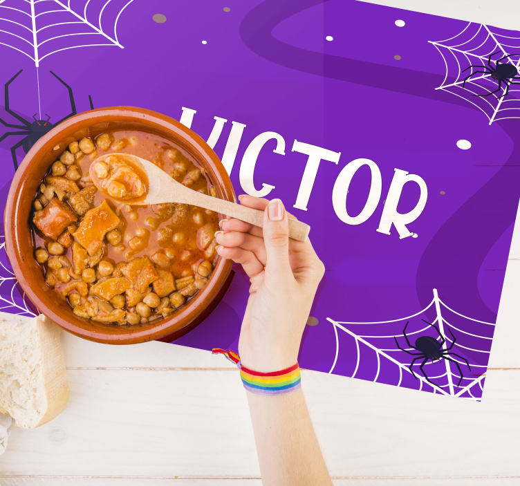 Tovagliette americana halloween ragnatele spettrali - TenStickers