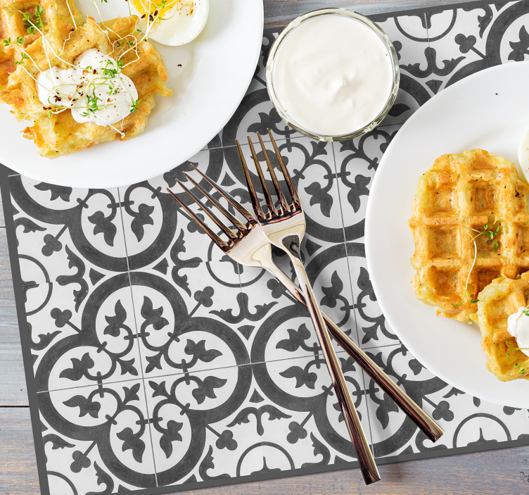 Tovagliette per la casa piastrelle in cemento - TenStickers