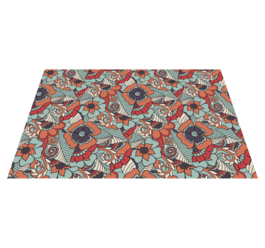 Tovaglietta americana con superficie floreale - TenStickers