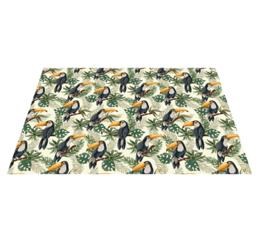 Tappeto in pvc texture Tucani - TenStickers