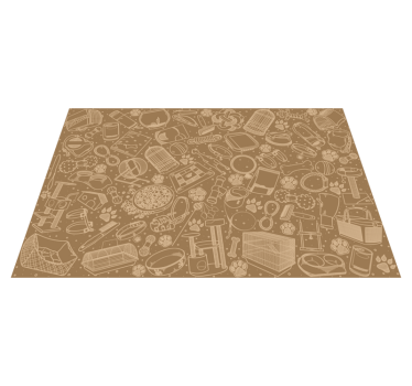 Tovaglietta americana elementi cucina intricati - TenStickers