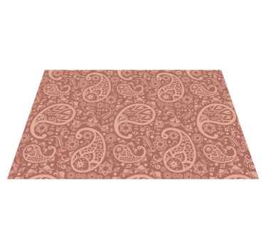 Tovaglietta americana elemento floreale elegante - TenStickers