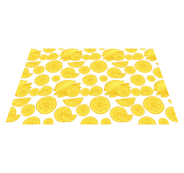 Tovaglietta americana motivo fette di limone - TenStickers