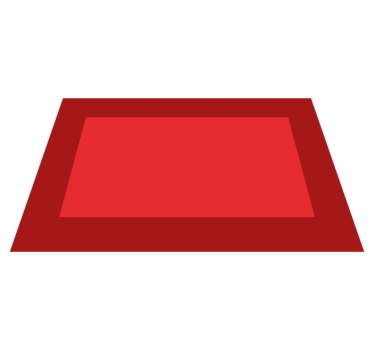 Tovaglietta americana sfondo rosso audace - TenStickers