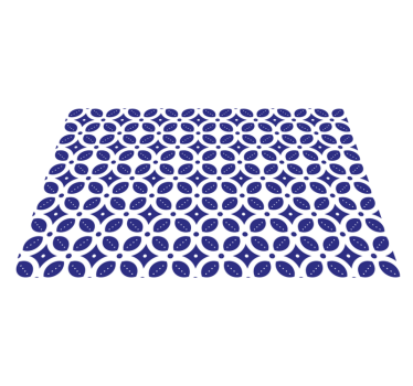 Tovaglietta americana sovrapposizione geometrica - TenStickers