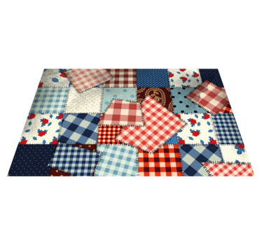 Tovaglietta americana in tessuto patchwork - TenStickers