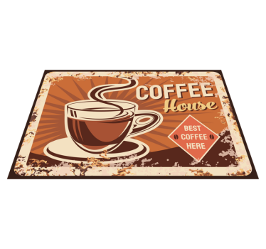 Tovaglietta americana frase citazione da caffè - TenStickers