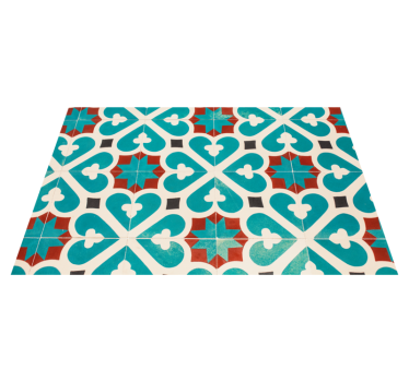 Tovaglietta americana concetto geometrico vivace - TenStickers