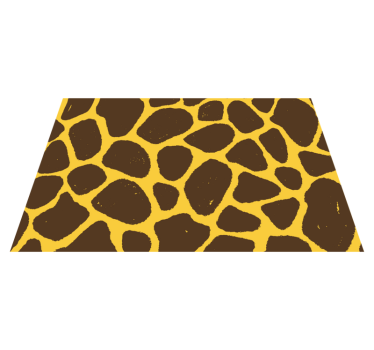 Tovaglietta texture Stampa giraffa - TenStickers