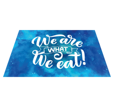 Tovaglietta americana frase arte con citazione ispiratrice - TenStickers