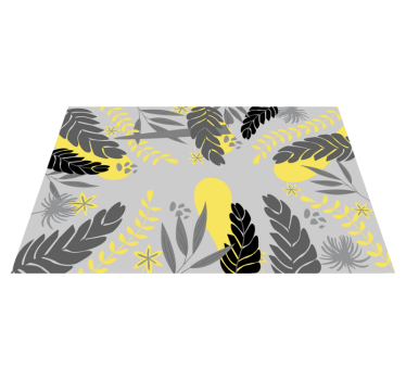 Tovaglietta americana concetto foglia botanica - TenStickers