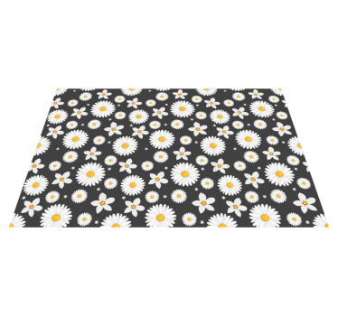 Tovaglietta americana elemento floreale margherita - TenStickers