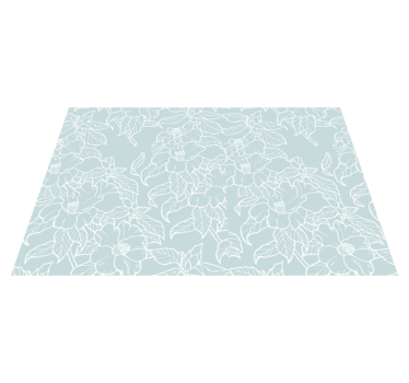 Tovaglietta americana con stampa floreale - TenStickers