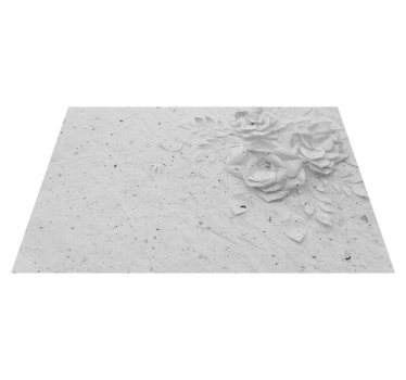 Tovaglietta americana rilievo floreale elegante - TenStickers