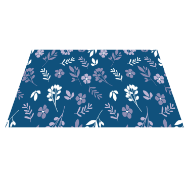 Tovaglietta americana con motivo floreale botanico - TenStickers