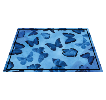 Tovaglietta americana con sfondo a farfalle - TenStickers