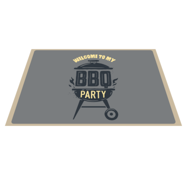 Tovaglietta americana frase benvenuti alla mia festa - TenStickers