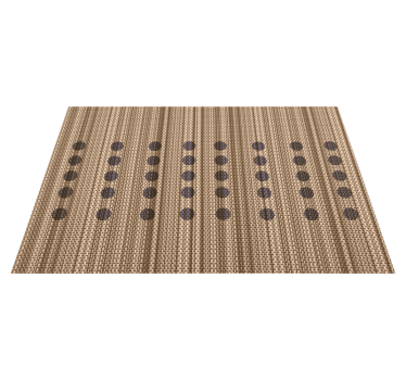 Tovaglietta americana superficie marrone elegante - TenStickers