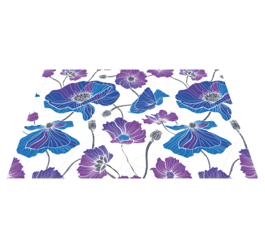 Tovaglietta americana motivo botanico vivace - TenStickers