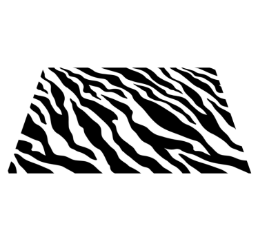 Tovaglietta americana motivo righe zebra - TenStickers